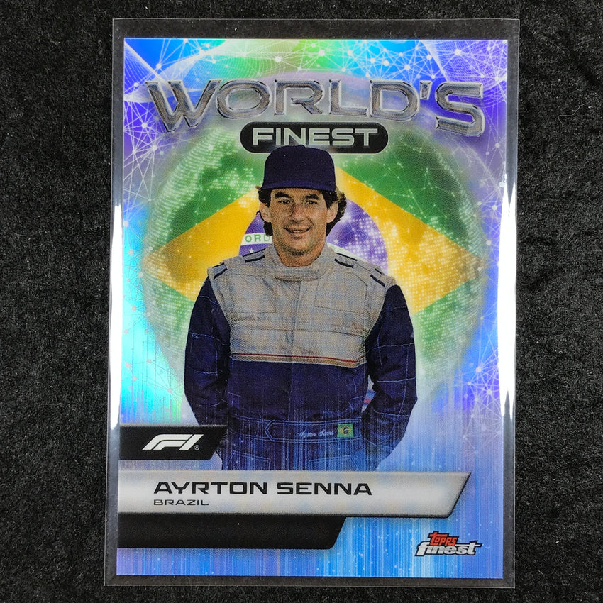 2024 Topps Finest Formula 1 AYRTON SENNA World's Finest Refractor #20