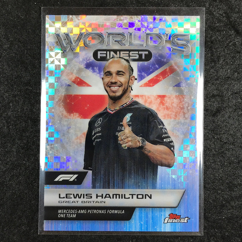 2024 Topps Finest Formula 1 LEWIS HAMILTON World's Finest Checkerboard #6