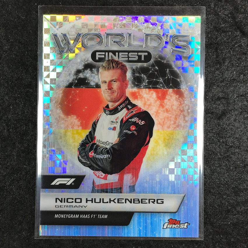 2024 Topps Finest Formula 1 NICO HULKENBERG World's Finest Checkerboard #14