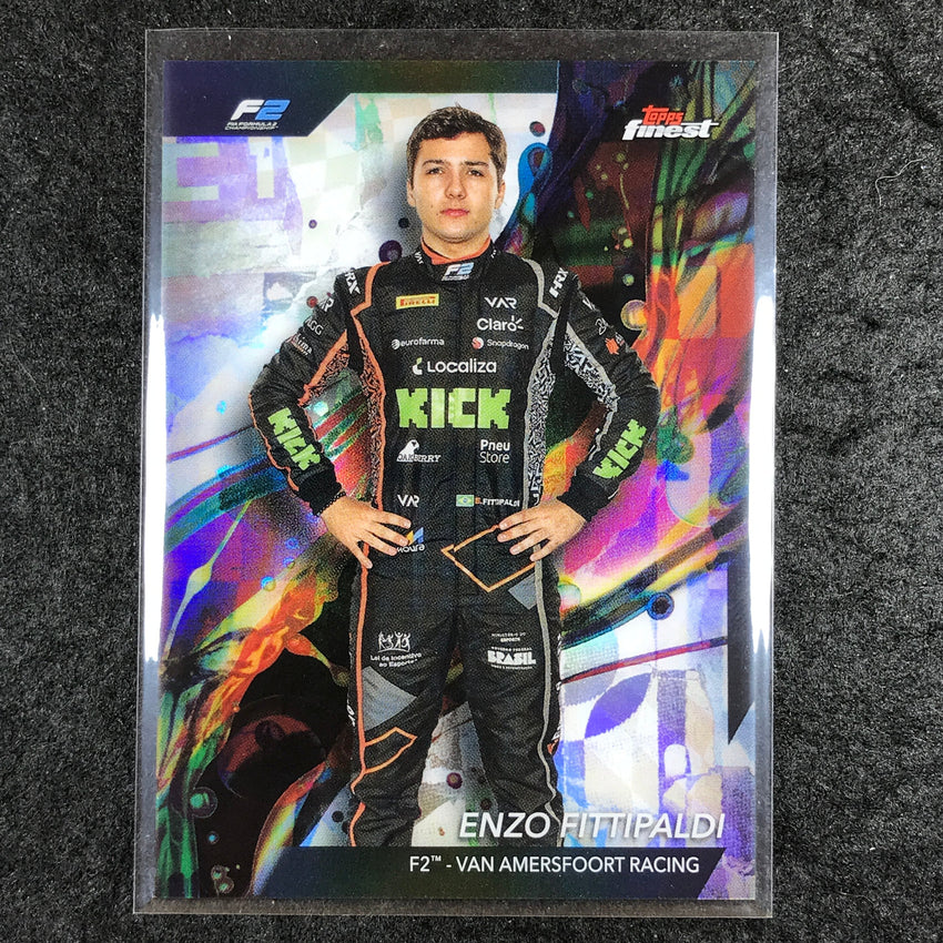 2024 Topps Finest Formula 1 ENZO FITTIPALDI Base Common Refractor #39
