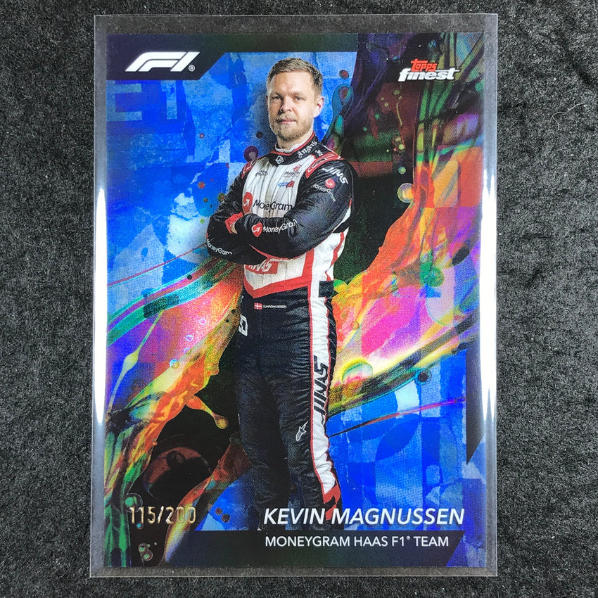 2024 Topps Finest Formula 1 KEVIN MAGNUSSEN Common Blue /200 #16