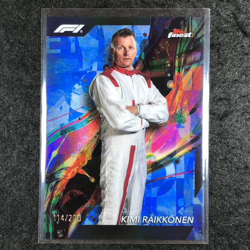 2024 Topps Finest Formula 1 KIMI RAIKKONEN Common Blue /200 #18