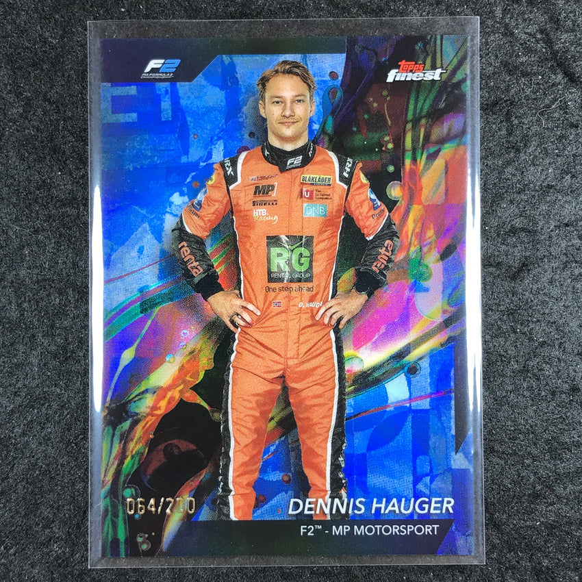 2024 Topps Finest Formula 1 DENNIS HAUGER Common Blue /200 #23