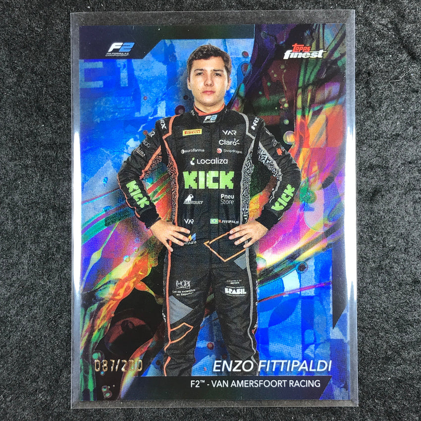 2024 Topps Finest Formula 1 ENZO FITTIPALDI Common Blue /200 #39