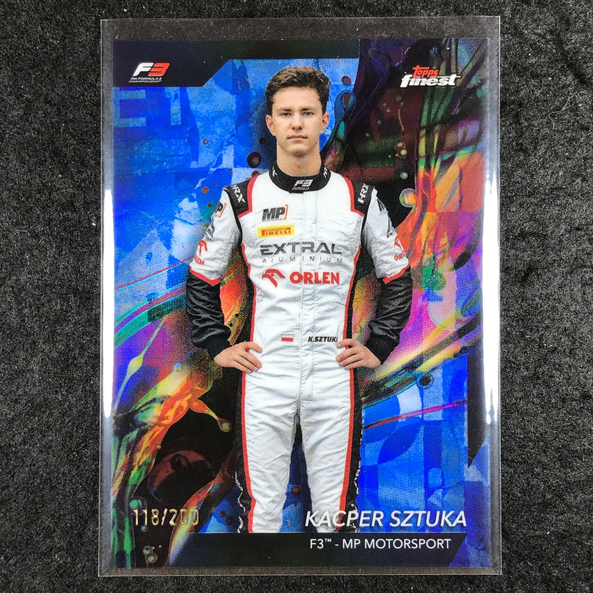 2024 Topps Finest Formula 1 KACPER SZTUKA Common Blue /200 #50