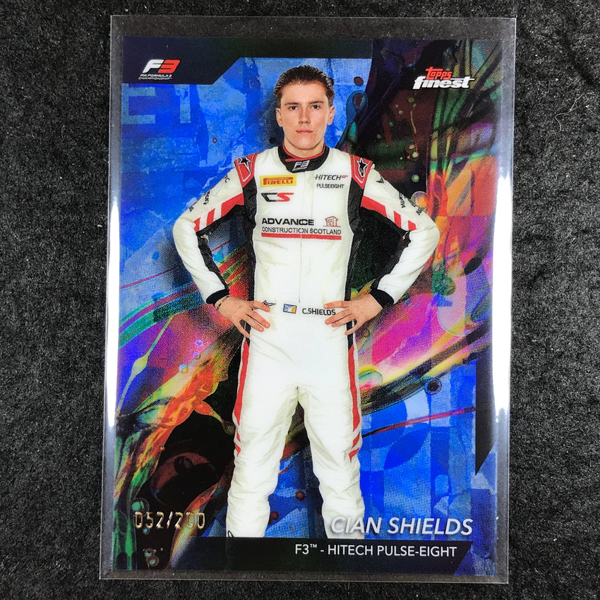 2024 Topps Finest Formula 1 CIAN SHIELD Common Blue /200 #57
