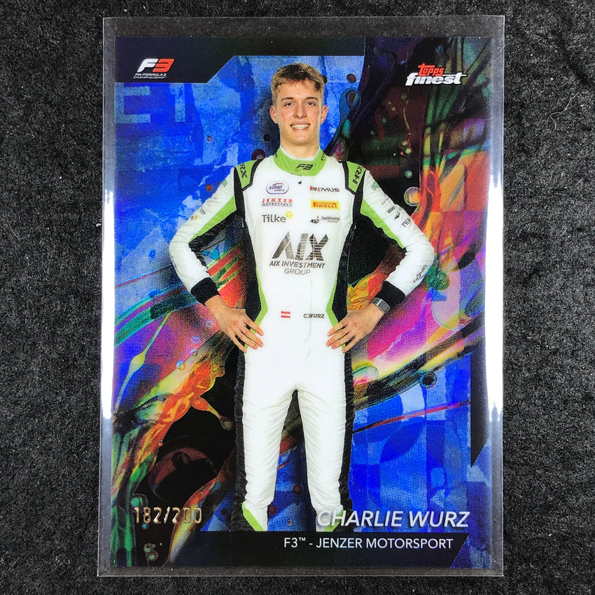 2024 Topps Finest Formula 1 CHARLIE WURZ Common Blue /200 #58