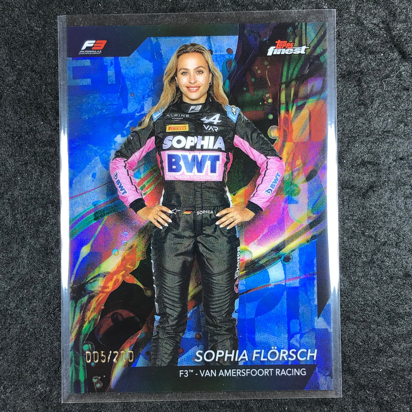 2024 Topps Finest Formula 1 SOPHIA FLORSCH Common Blue /200 #62