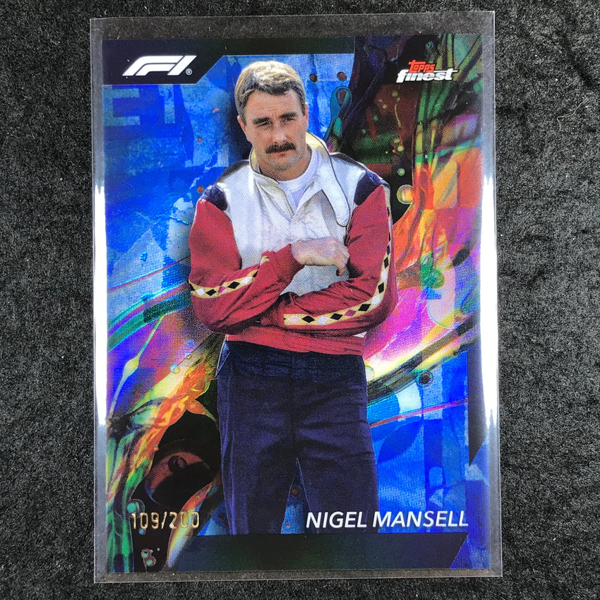 2024 Topps Finest Formula 1 NIGEL MANSELL Common Blue /200 #80