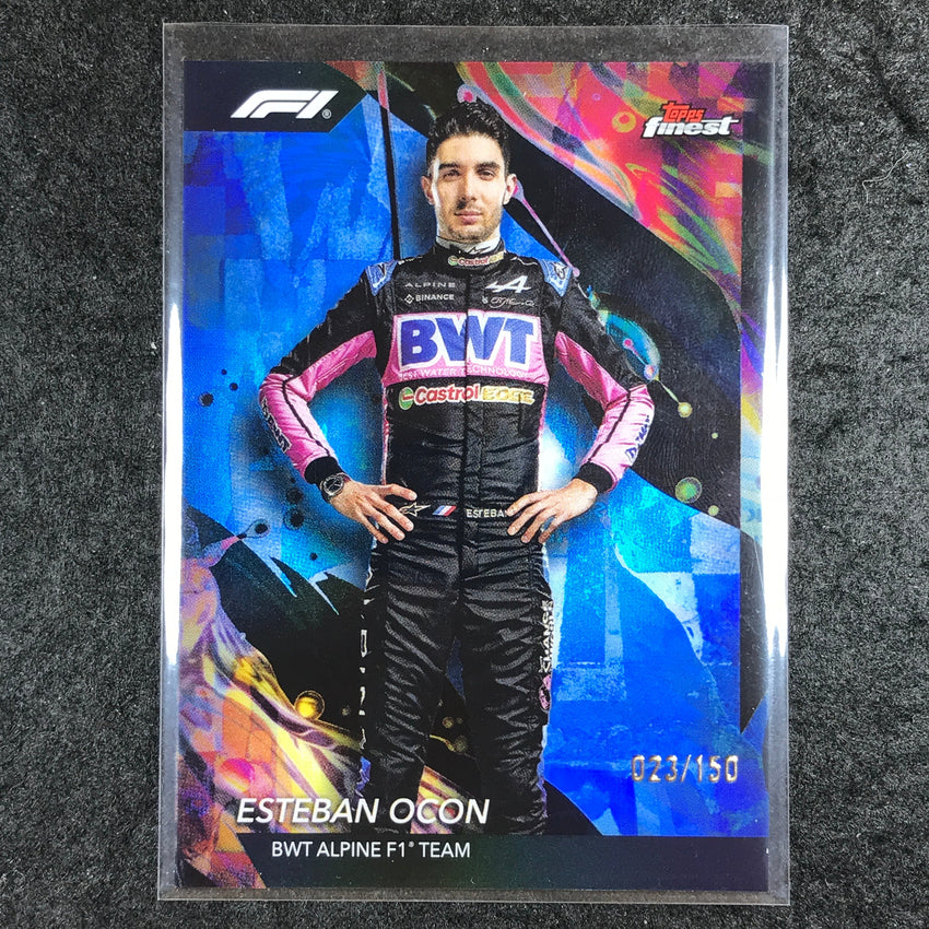 2024 Topps Finest Formula 1 ESTEBAN OCON Uncommon Blue /150 #109