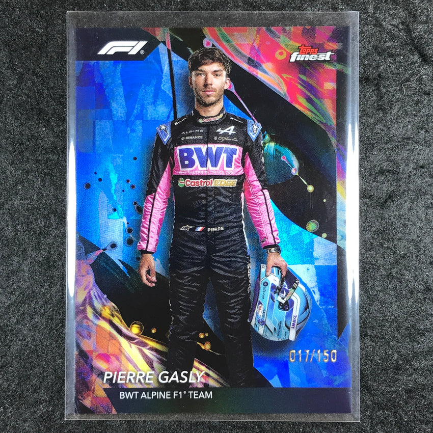2024 Topps Finest Formula 1 PIERRE GASLY Uncommon Blue /150 #110