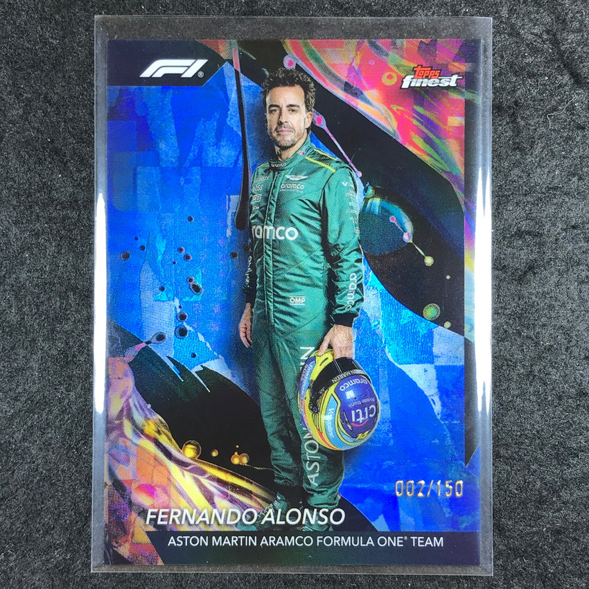 2024 Topps Finest Formula 1 FERNANDO ALONSO Uncommon Blue /150 #111