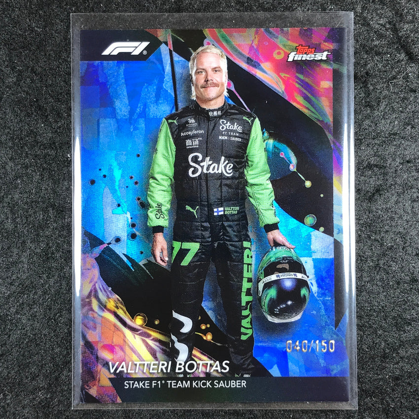 2024 Topps Finest Formula 1 VALTTERI BOTTAS Uncommon Blue /150 #113