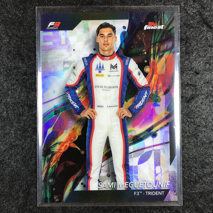 2024 Topps Finest Formula 1 SAMI MEGUETOUNIF Base Common Refractor #47