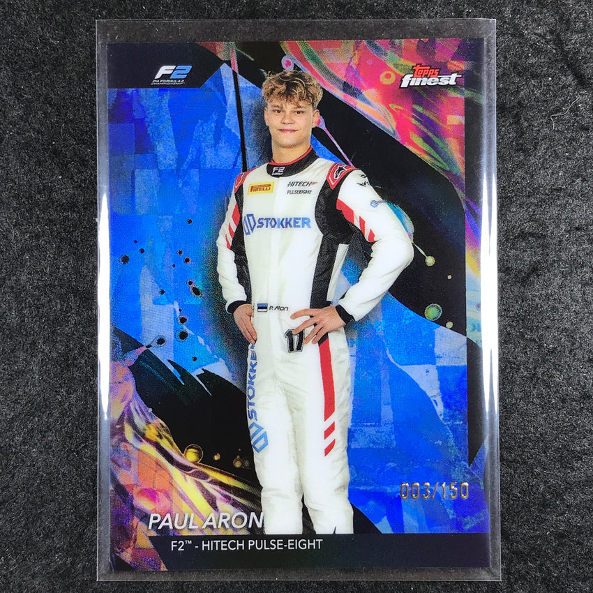2024 Topps Finest Formula 1 PAUL ARON Uncommon Blue /150 #131