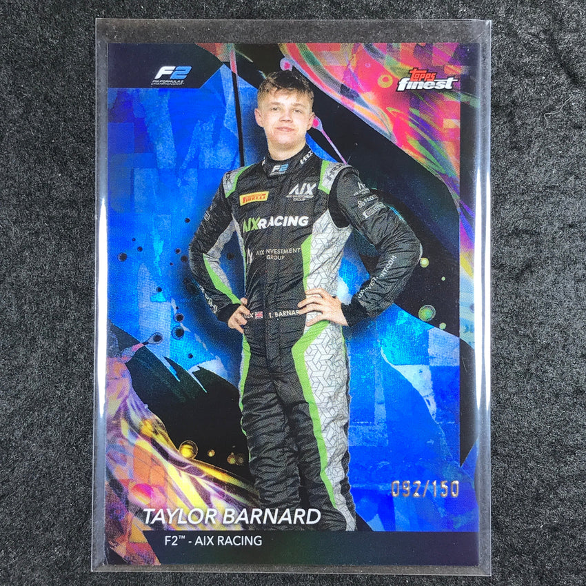 2024 Topps Finest Formula 1 TAYLOR BARNARD Uncommon Blue /150 #136