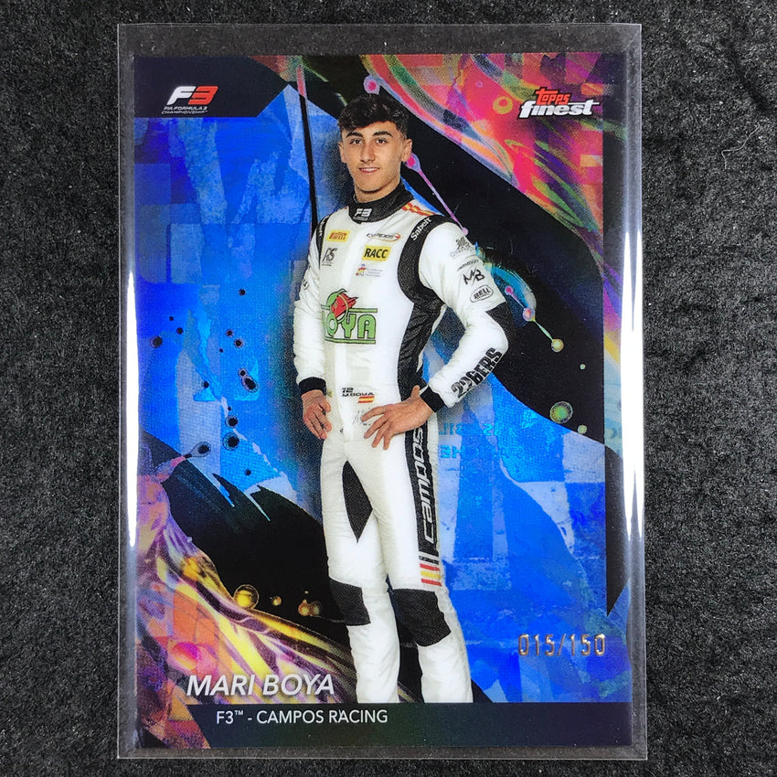 2024 Topps Finest Formula 1 MARI BOYA Uncommon Blue /150 #154
