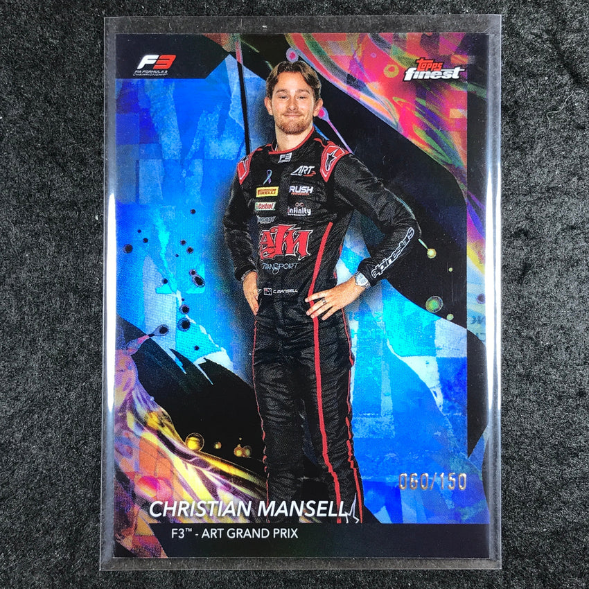 2024 Topps Finest Formula 1 CHRISTIAN MANSELL Uncommon Blue /150 #164