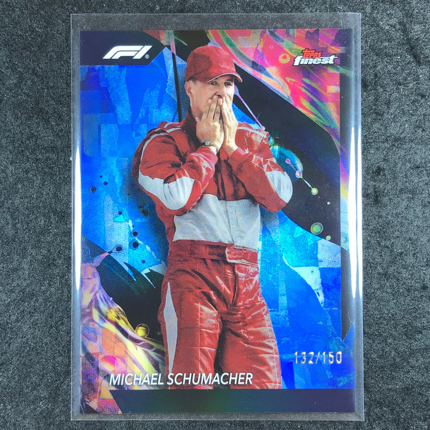 2024 Topps Finest Formula 1 MICHAEL SCHUMACHER Uncommon Blue /150 #178