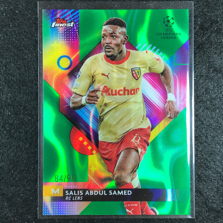 2023-24 UEFA Club Comp Finest SALIS ABDUL SAMED Base Green Lava 84/99 #14