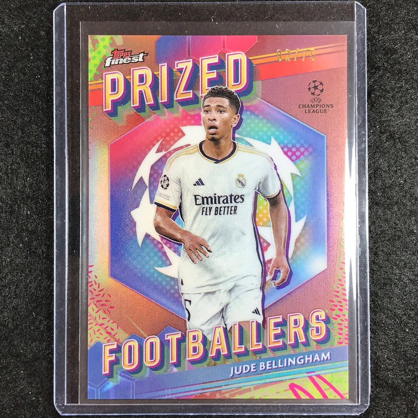 2023-24 UEFA Club Comp Finest JUDE BELLINGHAM Prized Footballers Rose Gold 2/75