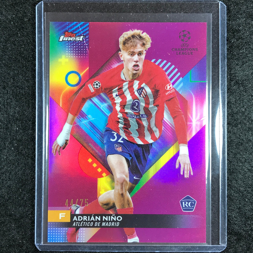 2023-24 UEFA Club Comp Finest ADRIAN NI#Rookie Base Fuchsia 44/75 #77