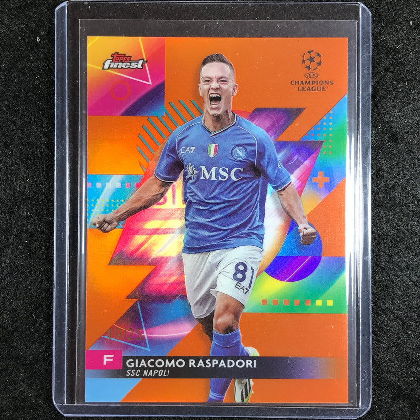 2023-24 UEFA Club Comp Finest GIACOMO RASPADORI Base Orange 19/25
