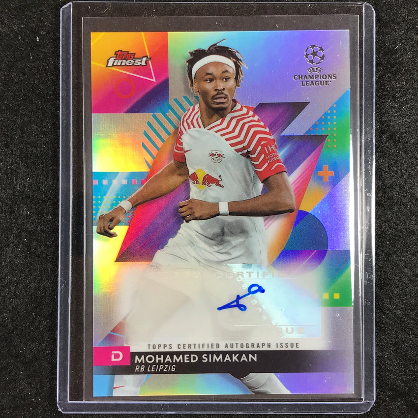 2023-24 UEFA Club Comp Finest MOHAMED SIMAKAN Base Auto #MS