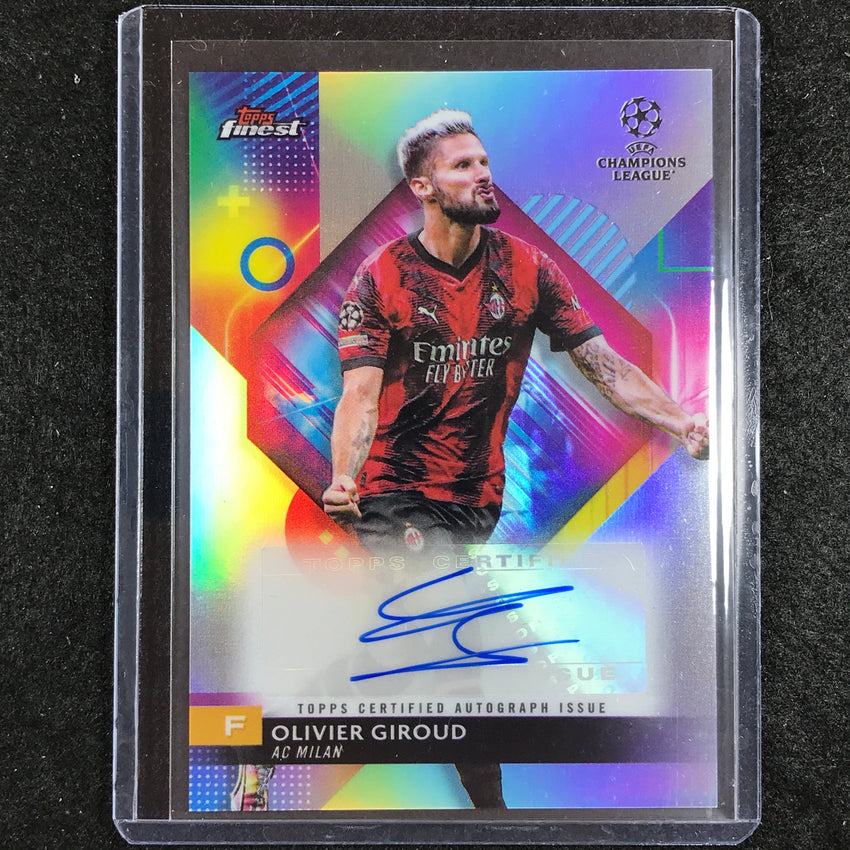 2023-24 UEFA Club Comp Finest OLIVIER GIROUD Base Auto No. OL