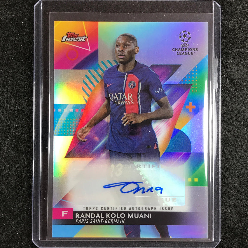 2023-24 UEFA Club Comp Finest RANDAL KOLO MUANI Base Auto #RK