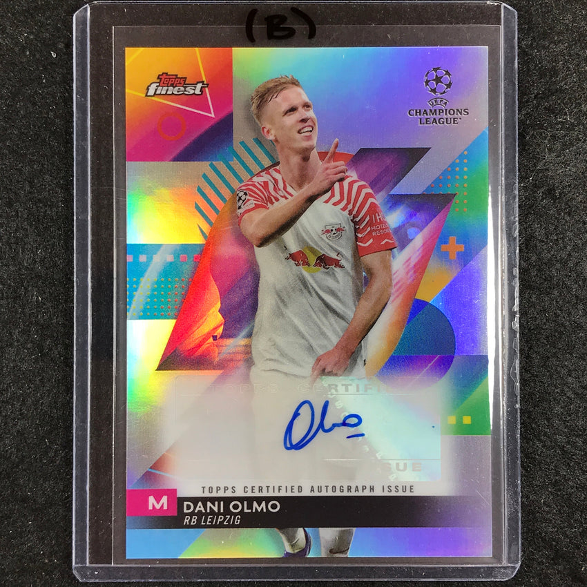 2023-24 UEFA Club Comp Finest DANI OLMO Base Auto #DO (B)