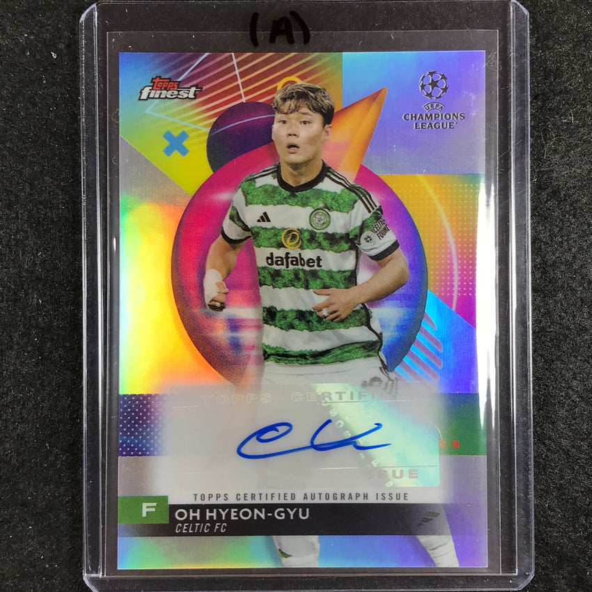 2023-24 UEFA Club Comp Finest OH HYEON-GUY Base Auto No. HG (A)