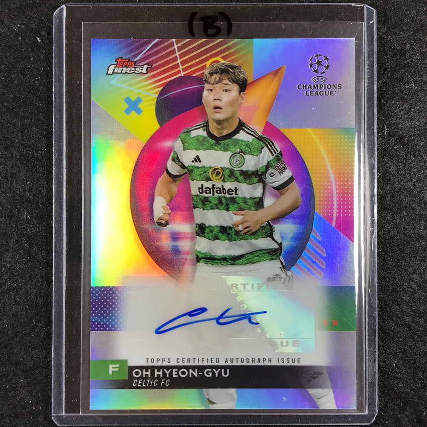 2023-24 UEFA Club Comp Finest OH HYEON-GUY Base Auto #HG (B)