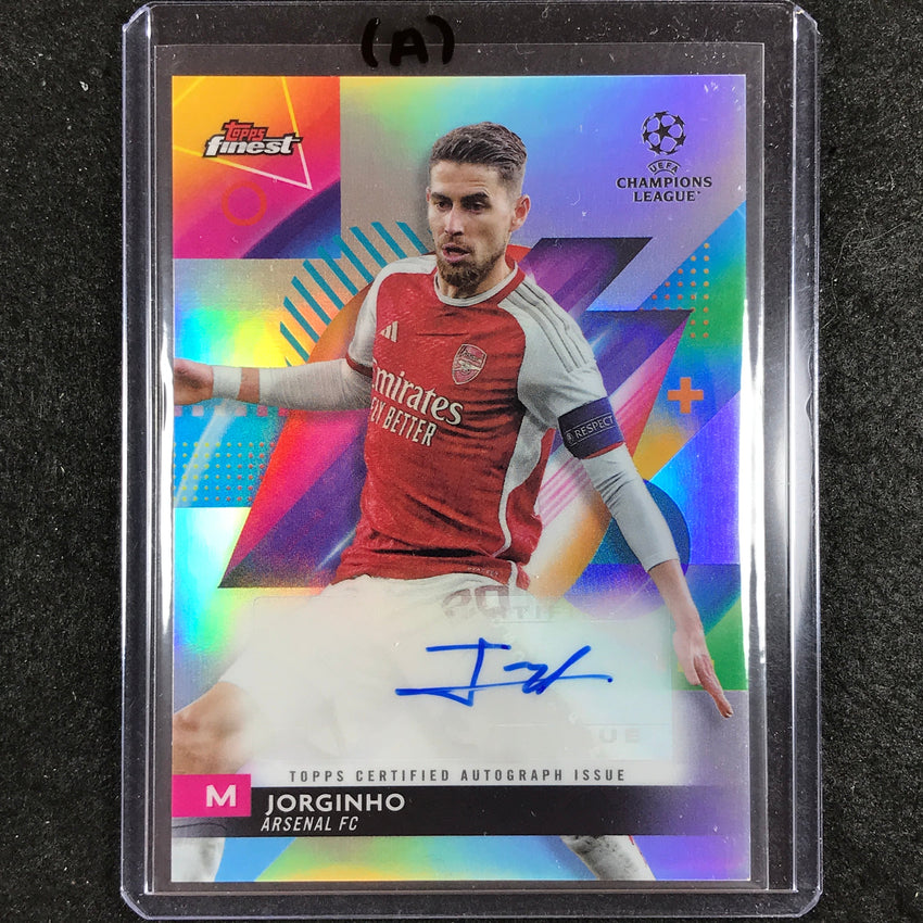 2023-24 UEFA Club Comp Finest JORGINHO Base Auto No. JO (A)