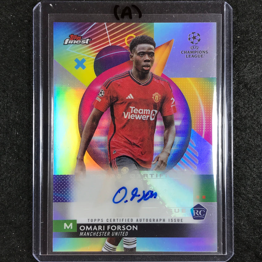 2023-24 UEFA Club Comp Finest OMARI FORSON Base Rookie Auto #OF (A)