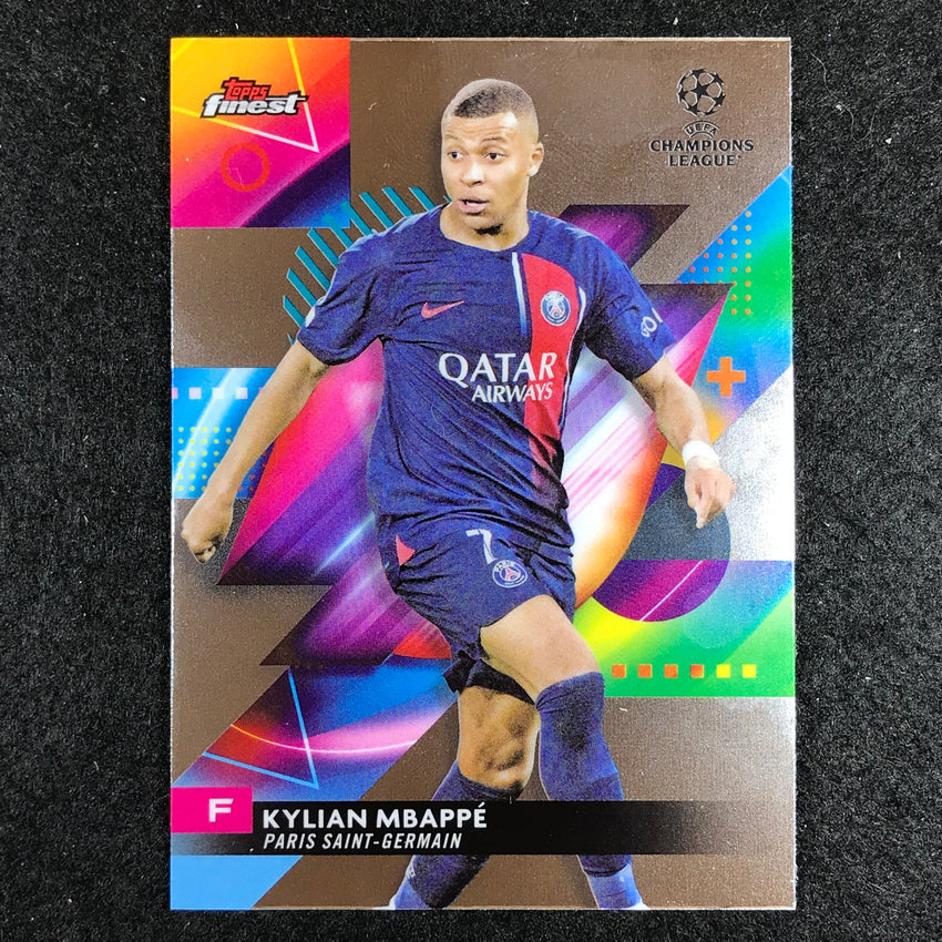 2023-24 UEFA Club Comp Finest KYLIAN MBAPPE Base #49