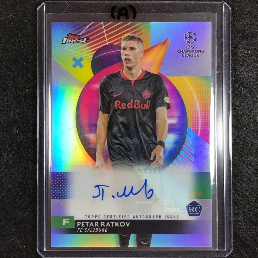 2023-24 UEFA Club Comp Finest PETAR RATKOV Base Rookie Auto #PR (A)