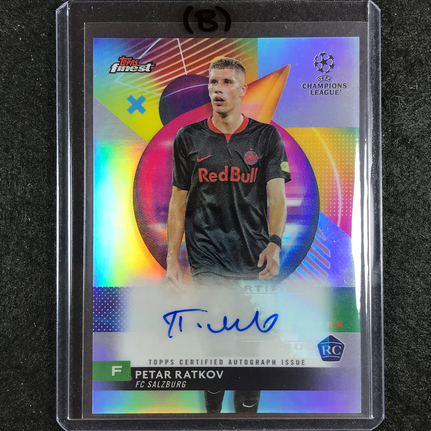 2023-24 UEFA Club Comp Finest PETAR RATKOV Base Rookie Auto #PR (B)