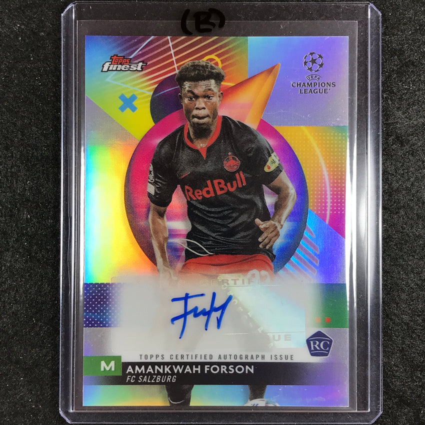 2023-24 UEFA Club Comp Finest AMANKWAH FORSON Base Rookie Auto #AW (B)