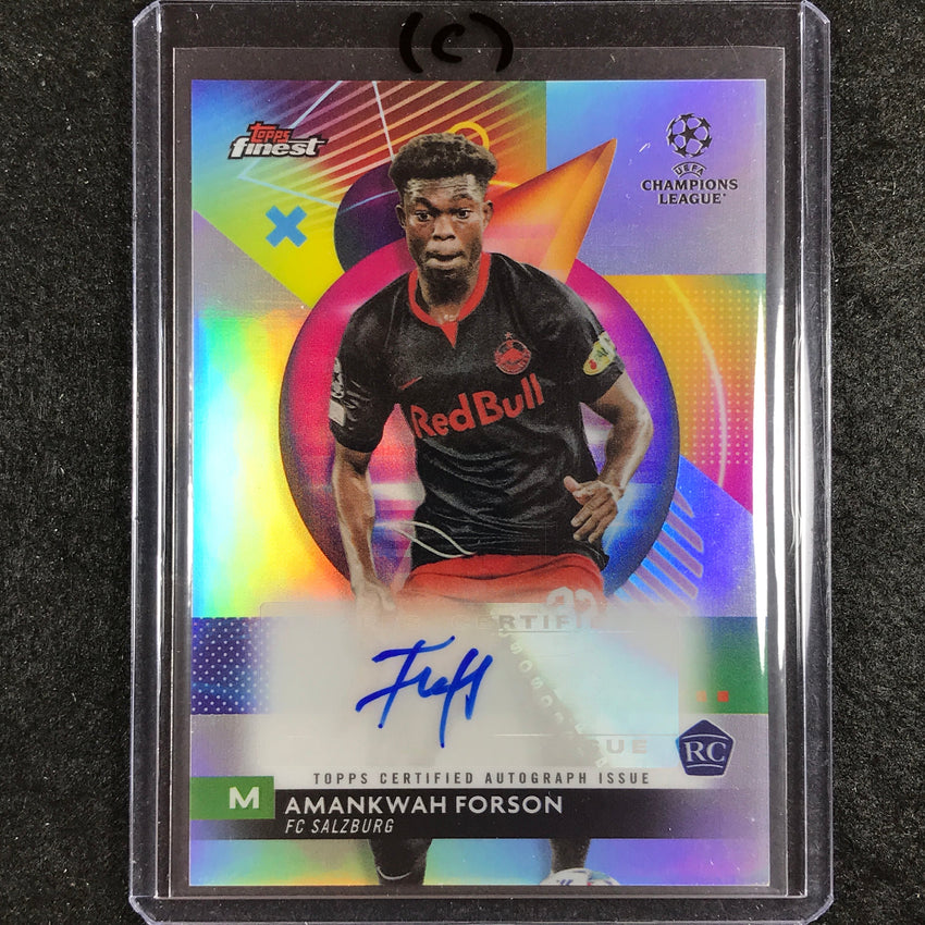 2023-24 UEFA Club Comp Finest AMANKWAH FORSON Base Rookie Auto #AW (C)