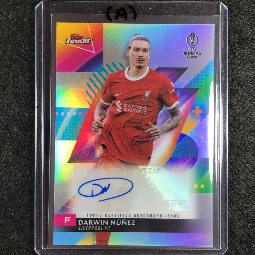 2023-24 UEFA Club Comp Finest DARWIN NUNEZ Base Auto #DN (A)