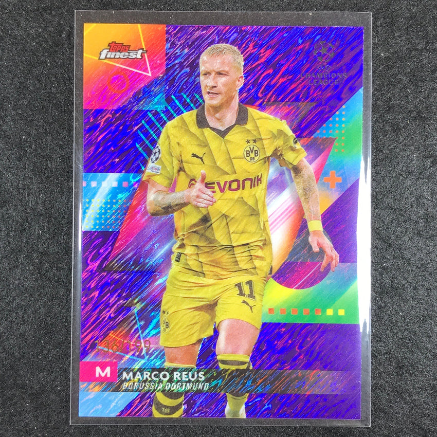 2023-24 UEFA Club Comp Finest MARCO REUS Base Purple Shimmer 136/199 #34