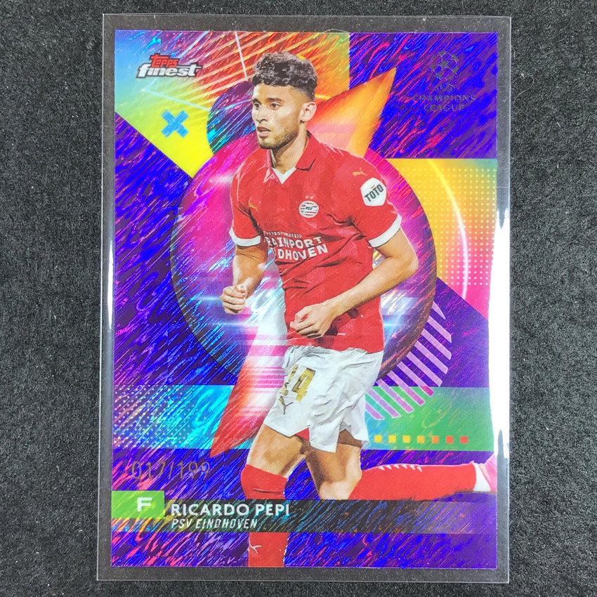 2023-24 UEFA Club Comp Finest RICARDO PEPI Base Purple Shimmer 17/199 #47