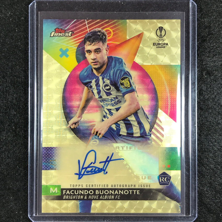 2023-24 UEFA Club Comp Finest FACUNDO BUONANOTTE Rookie Auto Superfractor 1/1