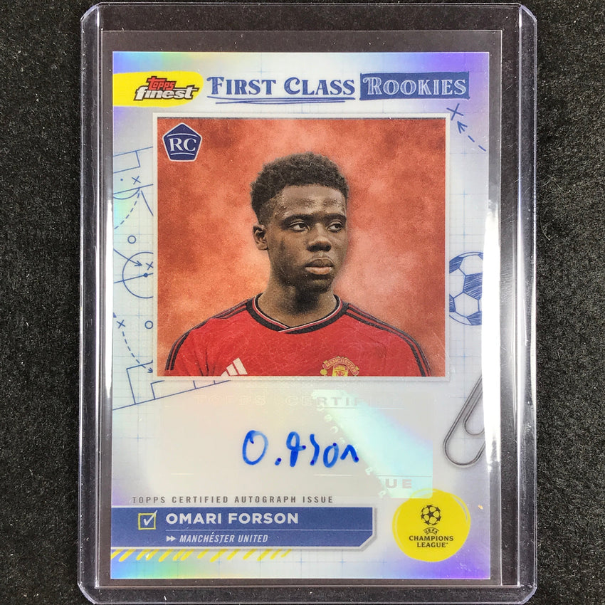 2023-24 UEFA Club Comp Finest OMARI FORSON First Class Rookies Auto #OF