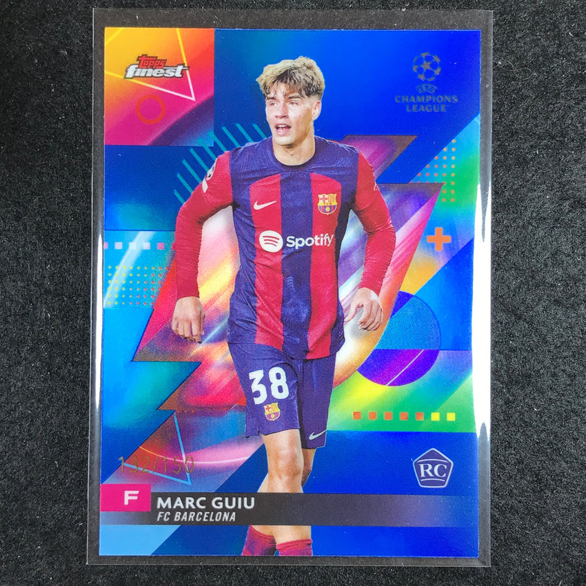 2023-24 UEFA Club Comp Finest MARC GUIU Rookie Base Blue 132/150 #68