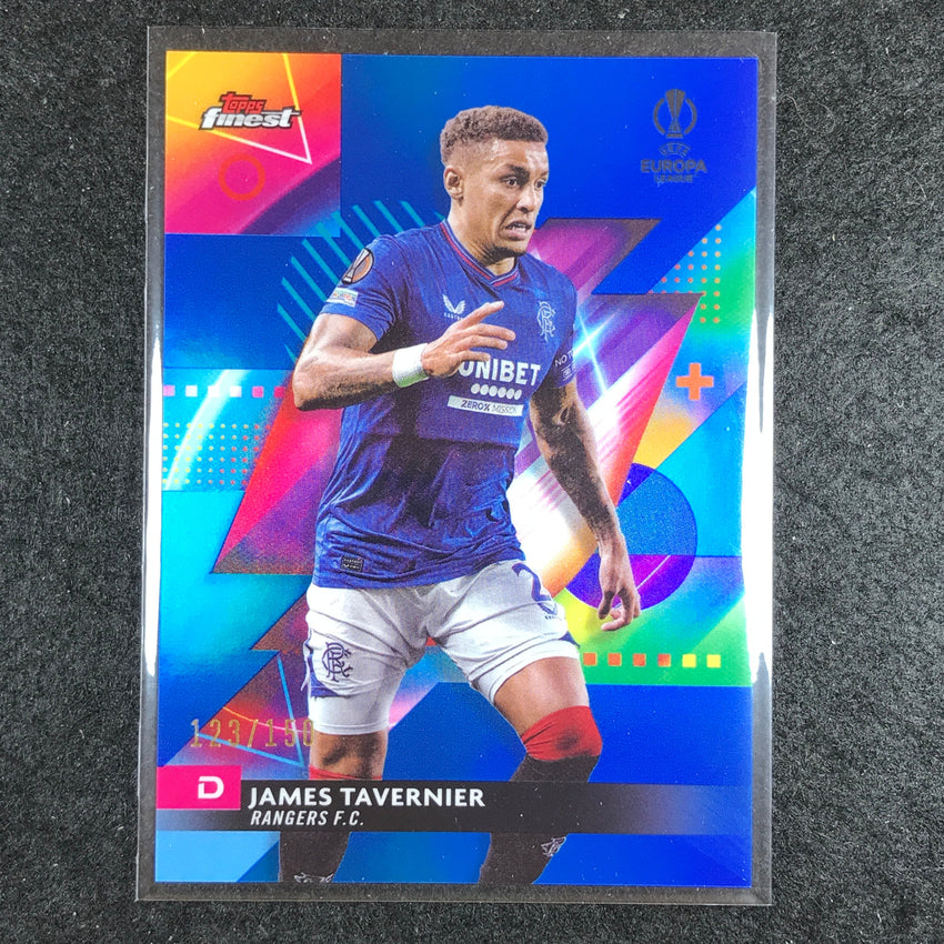 2023-24 UEFA Club Comp Finest JAMES TAVERNIER Base Blue 123/150 #99