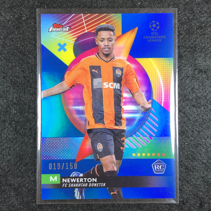 2023-24 UEFA Club Comp Finest NEWERTON Rookie Base Blue 19/150 #108
