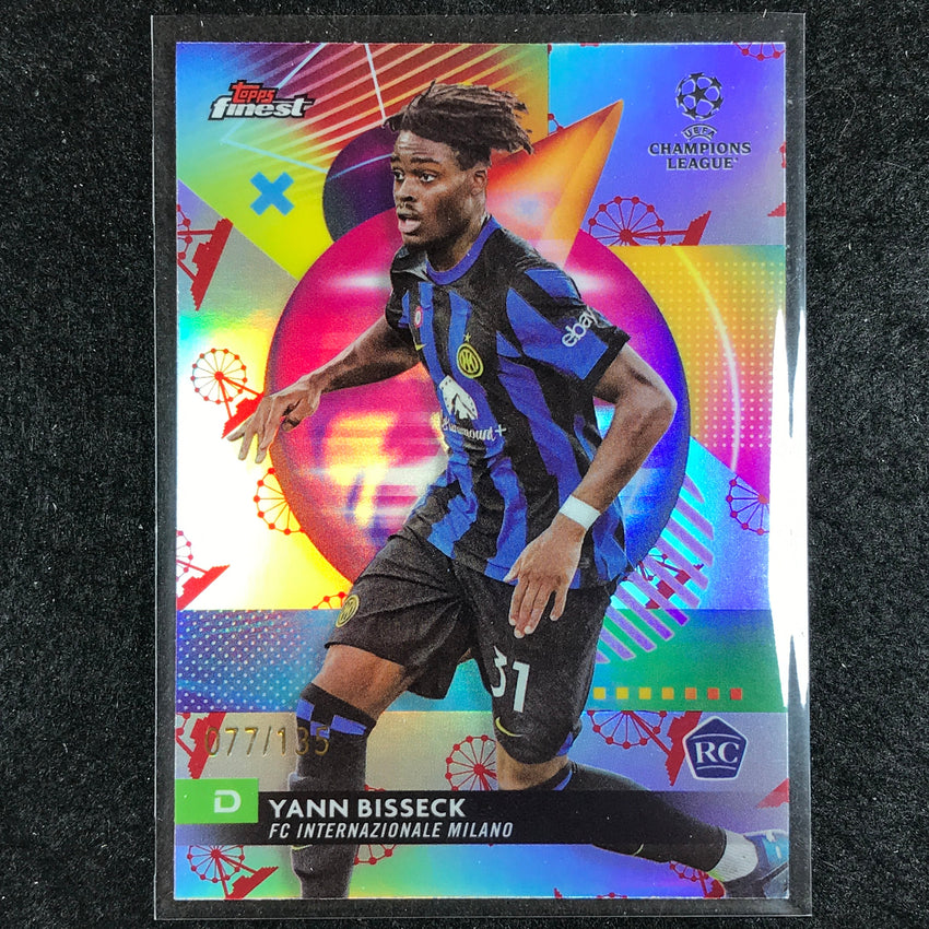 2023-24 UEFA Club Comp Finest YANN BISSECK Base Ferris Wheel 77/135 #13