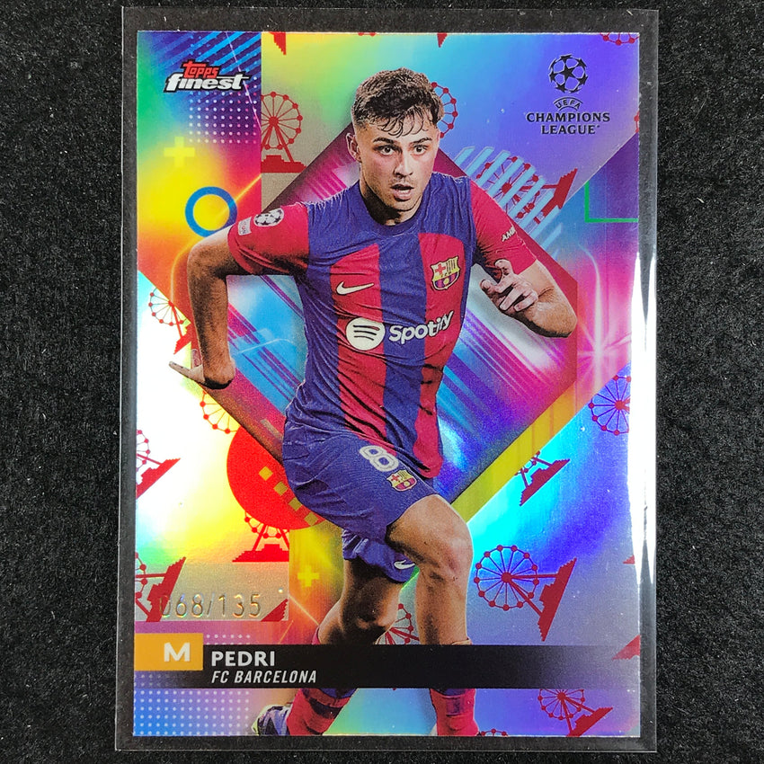 2023-24 UEFA Club Comp Finest PEDRI Base Ferris Wheel 68/135 #36